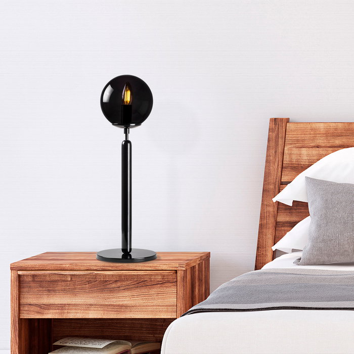 Opviq King - 11460 Lámpara de mesa Negra
